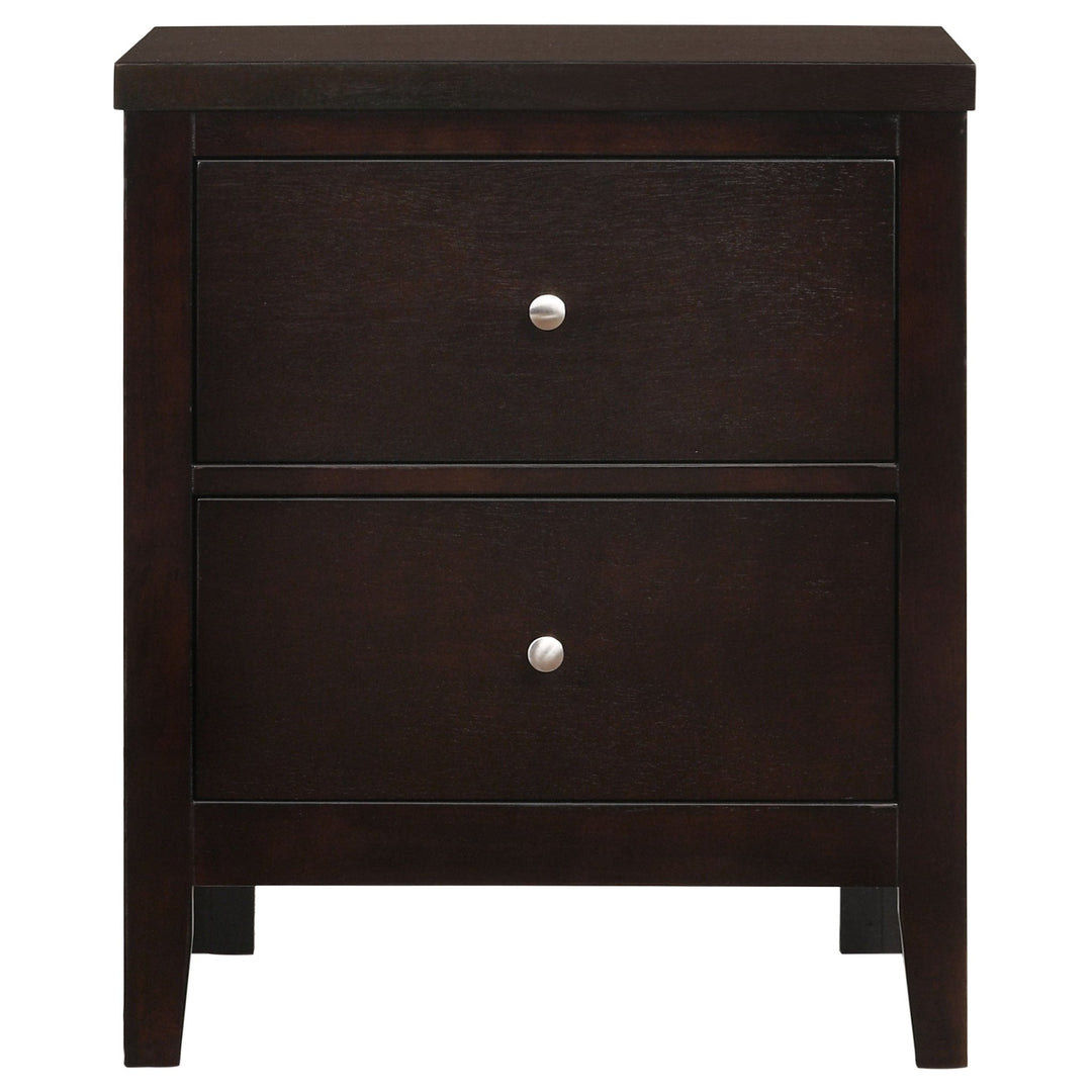 Carlton 2-drawer Nightstand Cappuccino - What&