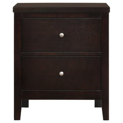 Carlton 2-drawer Nightstand Cappuccino - What&
