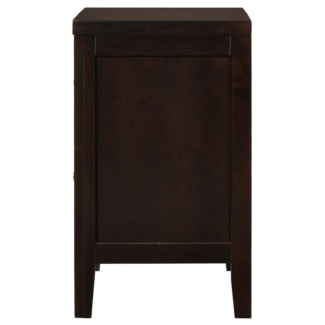 Carlton 2-drawer Nightstand Cappuccino - What&