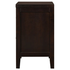 Carlton 2-drawer Nightstand Cappuccino - What&