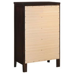 Carlton 5-drawer Bedroom Chest Cappuccino - What&