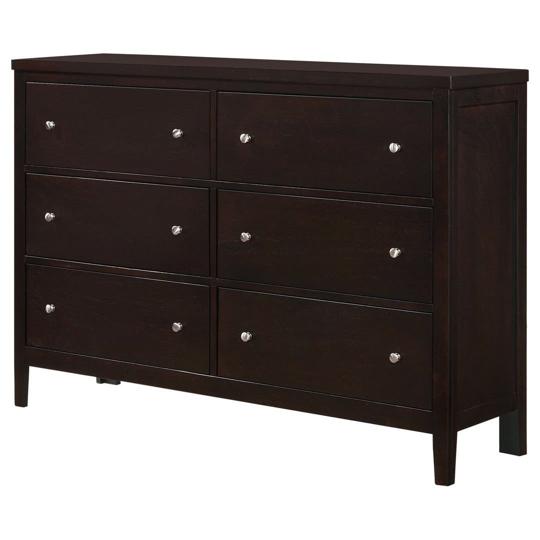 Carlton 6-drawer Dresser Cappuccino - What&