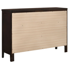 Carlton 6-drawer Dresser Cappuccino - What&
