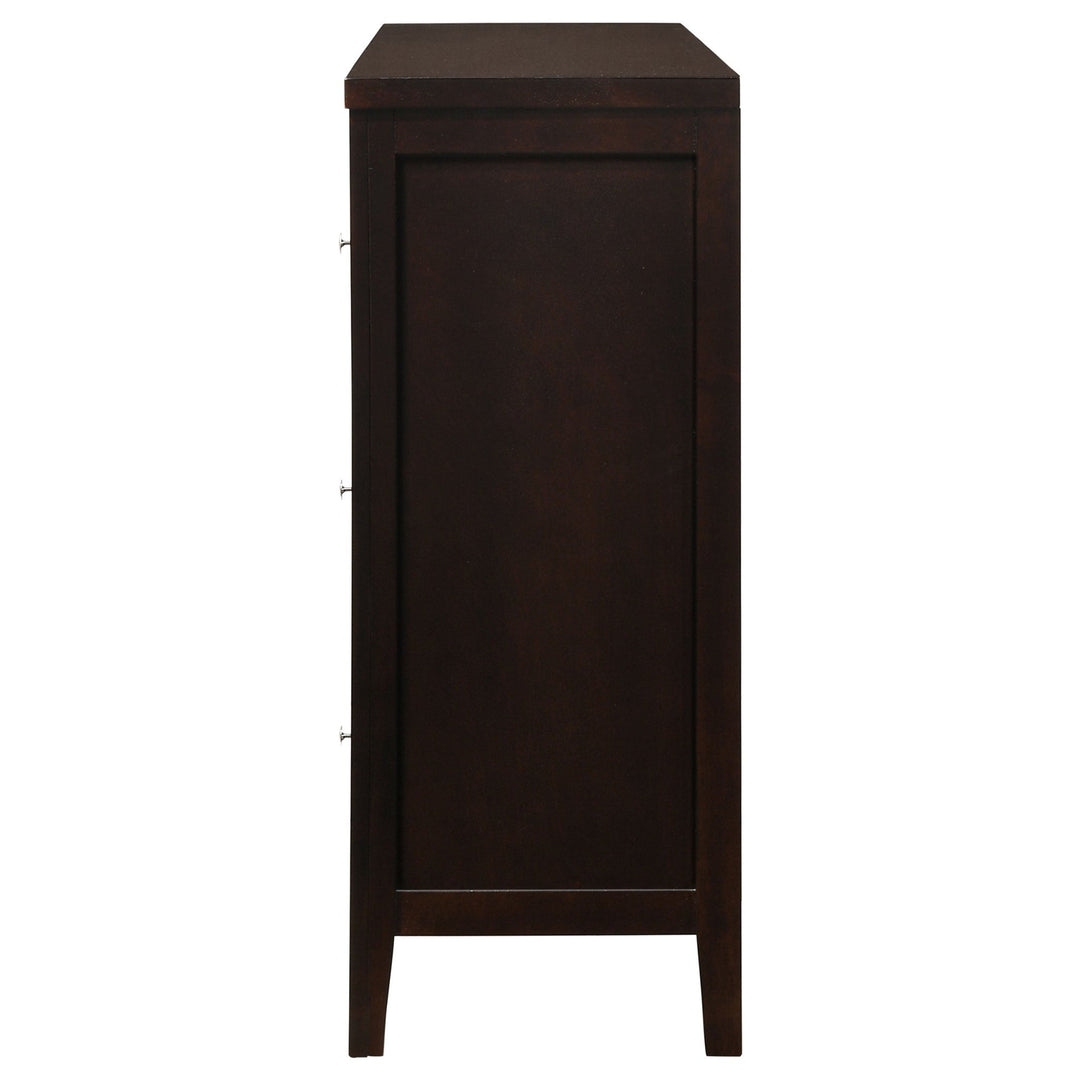 Carlton 6-drawer Dresser Cappuccino - What&