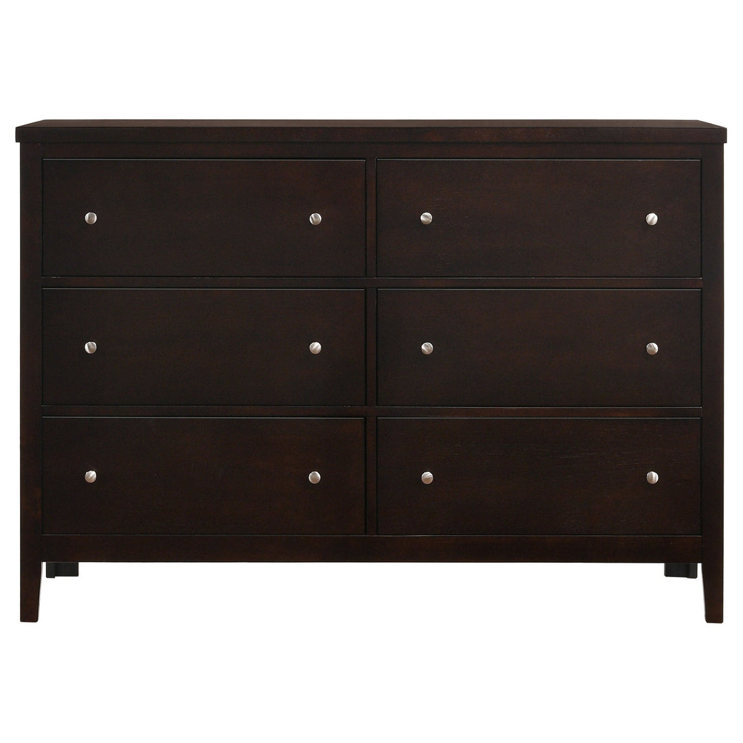 Carlton 6-drawer Dresser Cappuccino - What&