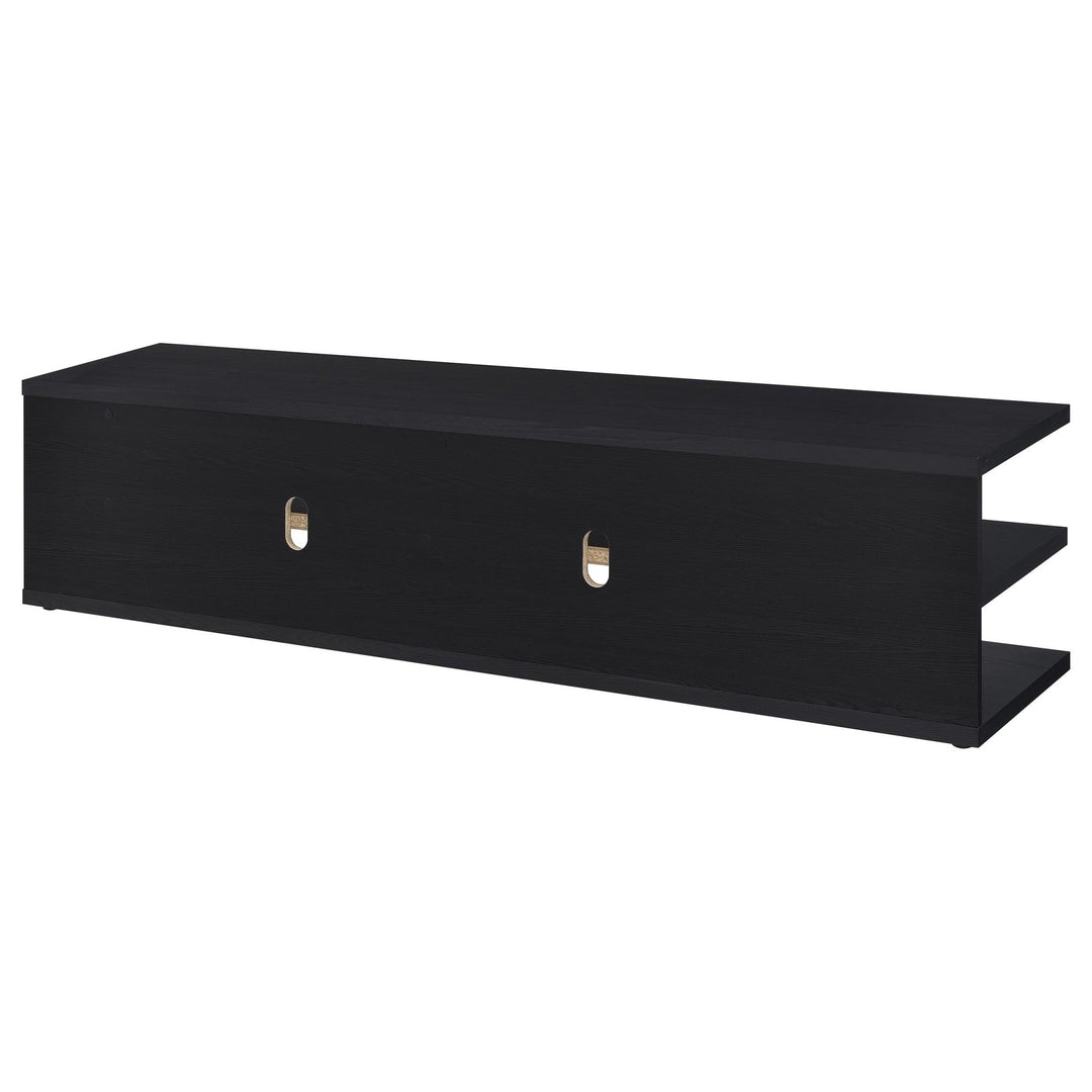 Cartmill 78-inch 2-tier TV Stand Media Console Black - What&