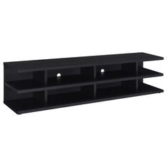 Cartmill 78-inch 2-tier TV Stand Media Console Black - What&