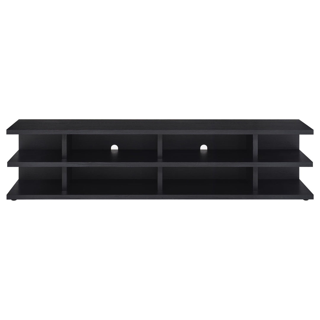 Cartmill 78-inch 2-tier TV Stand Media Console Black - What&