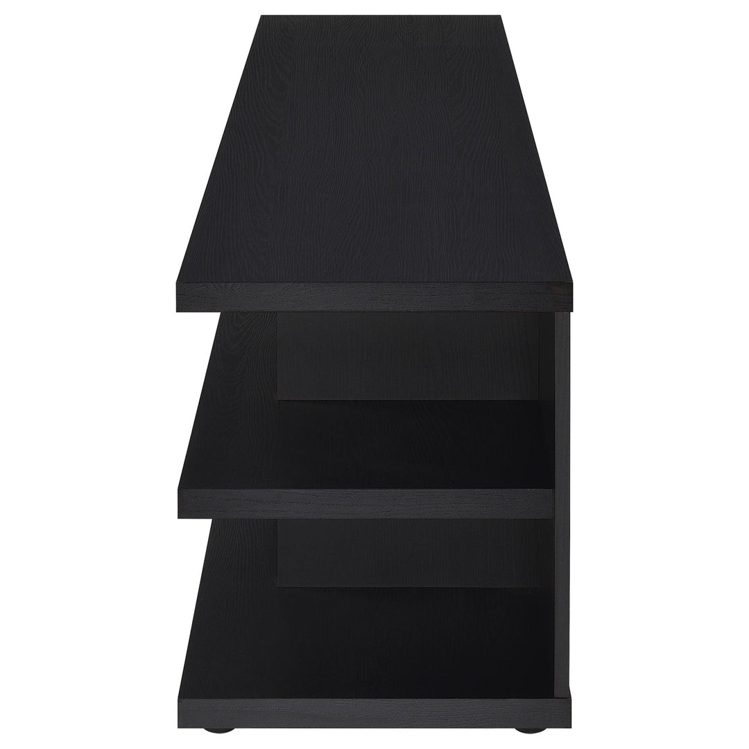 Cartmill 78-inch 2-tier TV Stand Media Console Black - What&