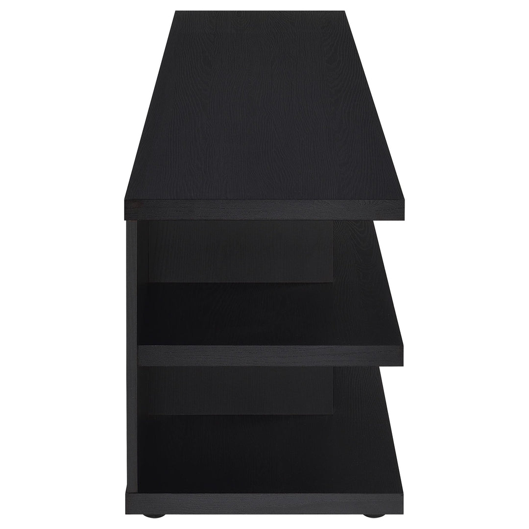 Cartmill 78-inch 2-tier TV Stand Media Console Black - What&