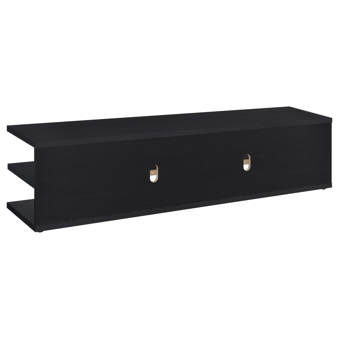 Cartmill 78-inch 2-tier TV Stand Media Console Black - What&