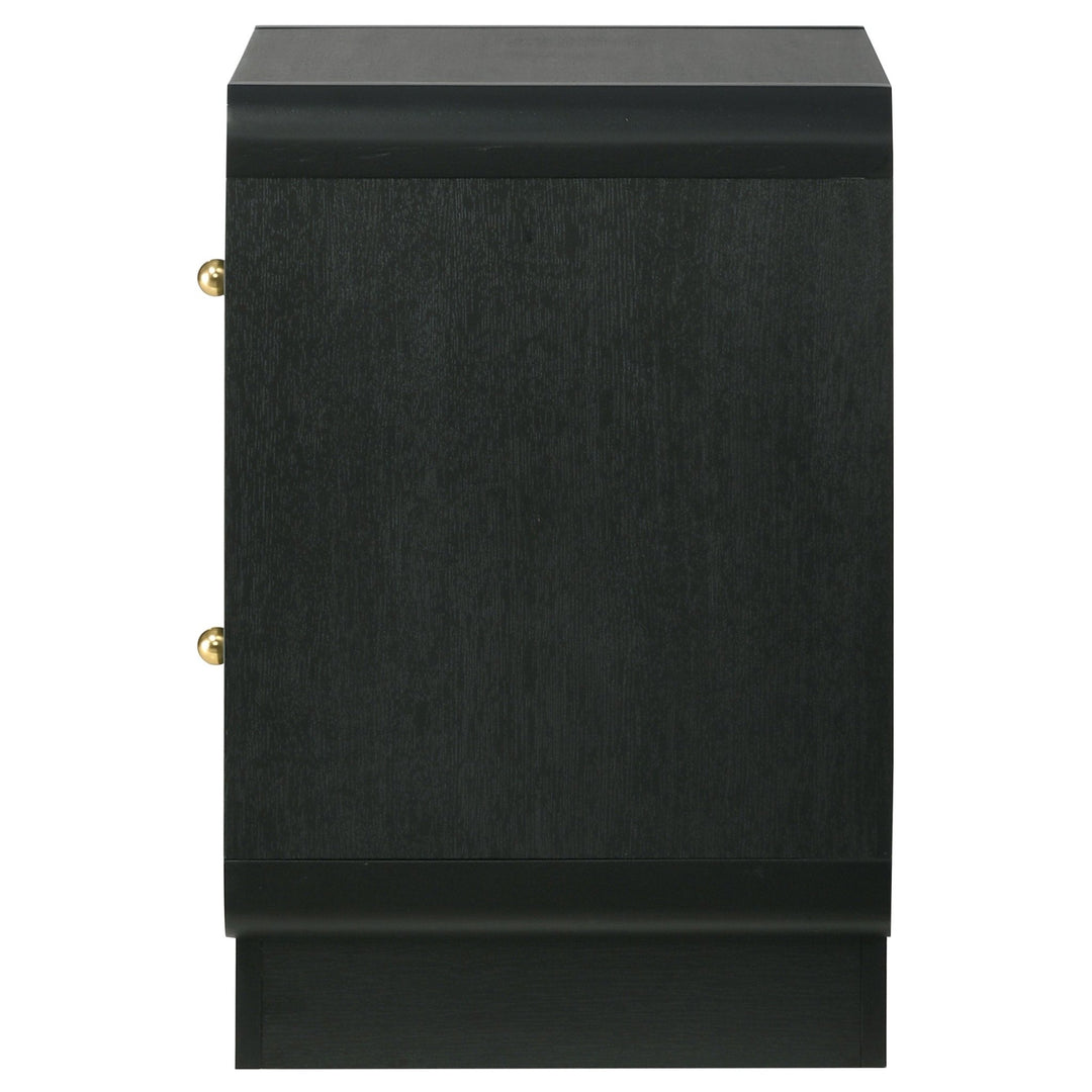 Cavelle 2-drawer Nightstand Bedside Table Black - What&