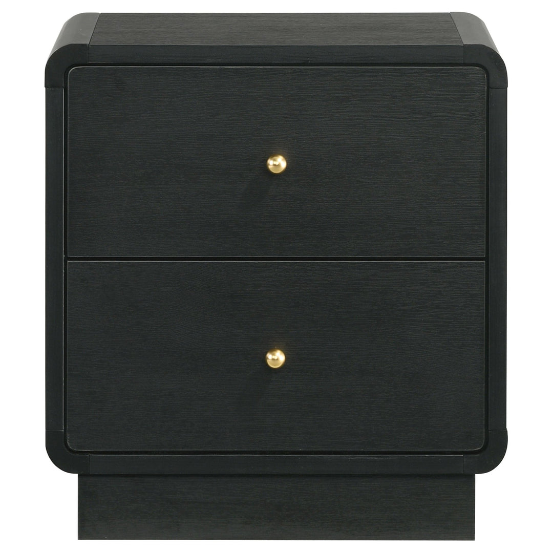Cavelle 2-drawer Nightstand Bedside Table Black - What&