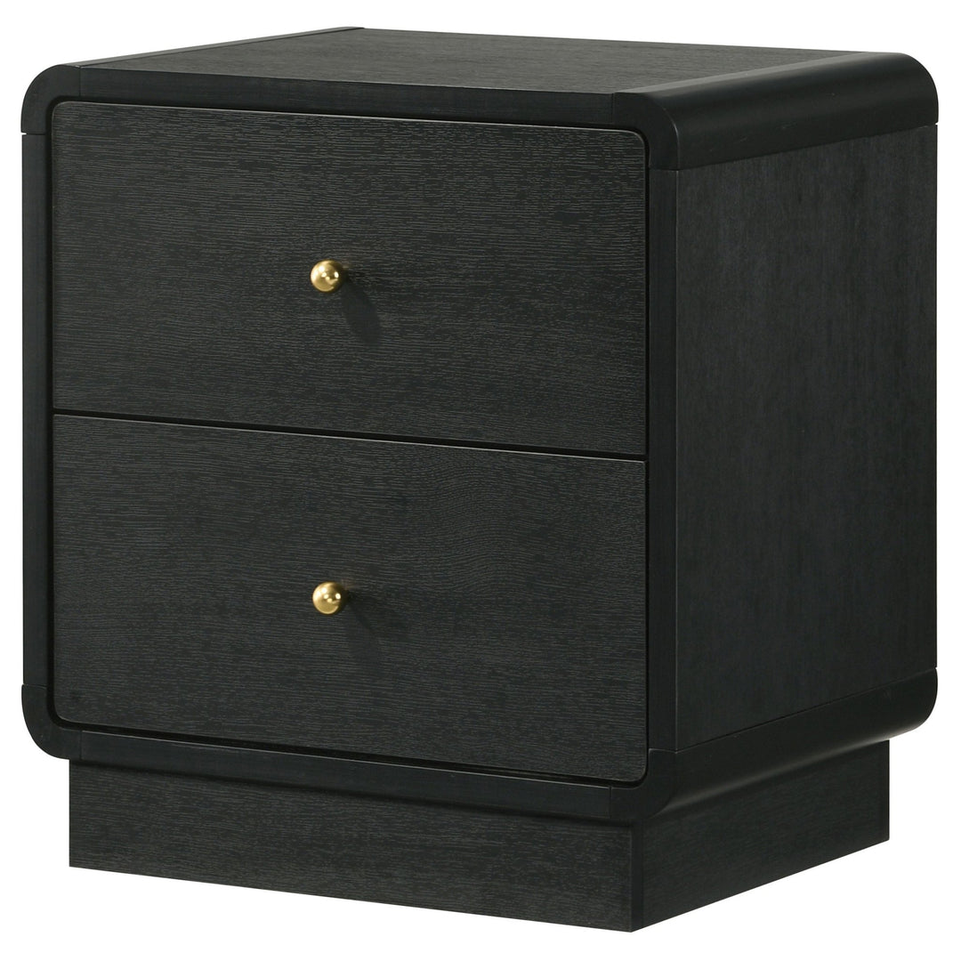 Cavelle 2-drawer Nightstand Bedside Table Black - What&