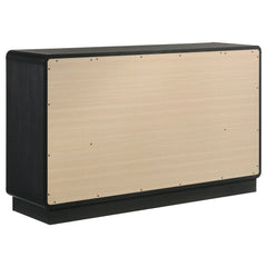 Cavelle 6-drawer Dresser Cabinet Black - What&