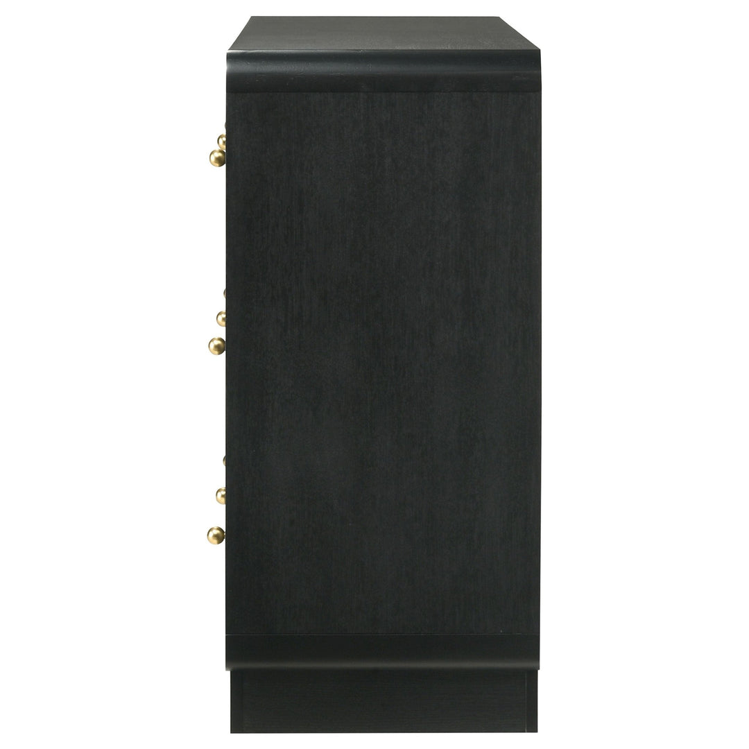 Cavelle 6-drawer Dresser Cabinet Black - What&