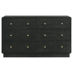 Cavelle 6-drawer Dresser Cabinet Black - What&