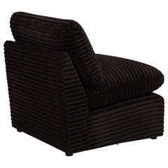 Collins Modular Armless Chair Chocolate Brown - What&
