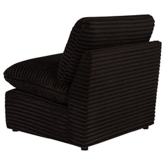 Collins Modular Armless Chair Chocolate Brown - What&