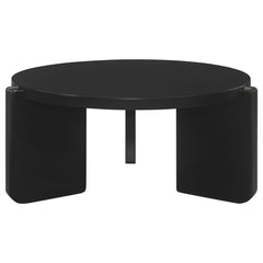 Cordova 2-piece Solid Wood Coffee and End Table Set Black - What&