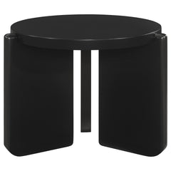 Cordova 2-piece Solid Wood Coffee and End Table Set Black - What&