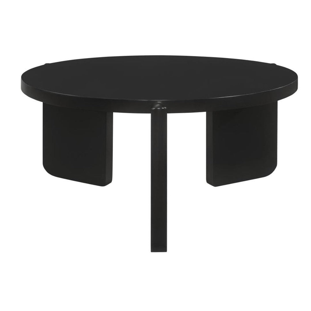 Cordova Round Solid Wood Coffee Table - Whats New Furniture - Portland, Oregon