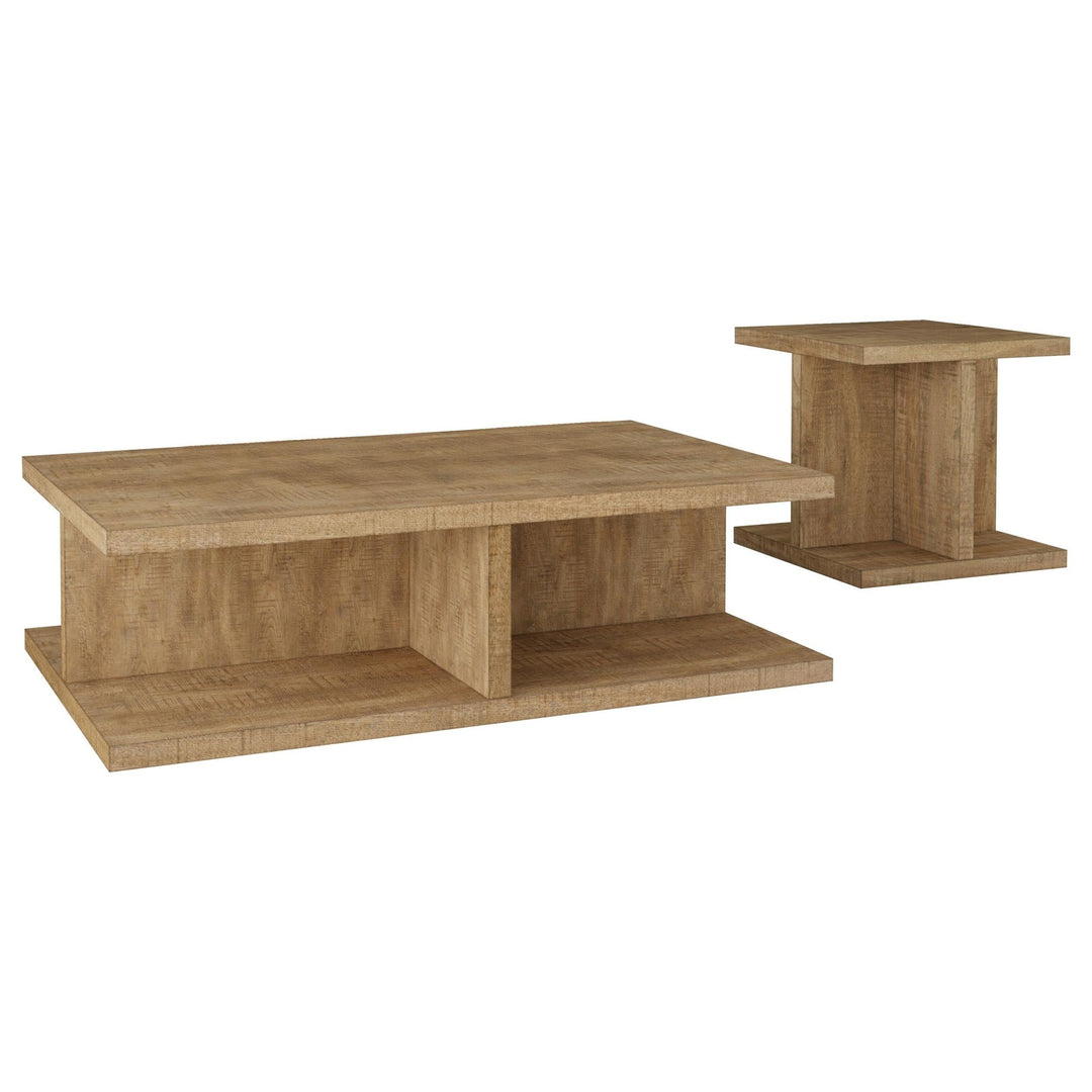 Cortona 2-piece Coffee and End Table Set Mango - What&