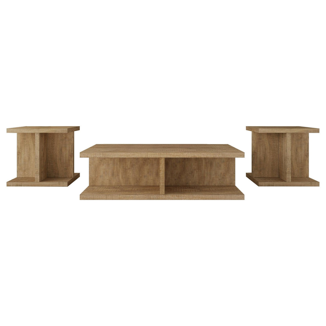 Cortona 3-piece Coffee and End Table Set Mango - What&