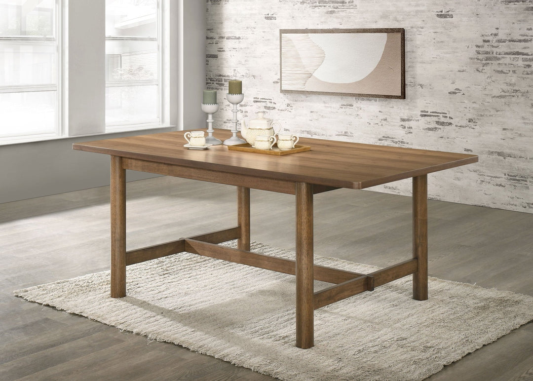 Crestmore 71-inch Rectangular Wood Dining Table Walnut - What&