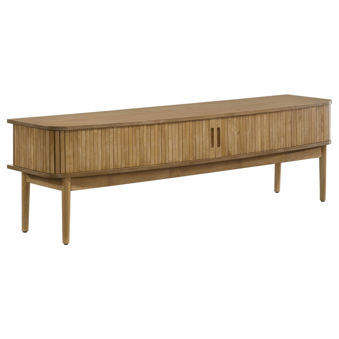 Croyden 71-inch TV Stand Media Console Weathered Natural - What's New Furniture Portland