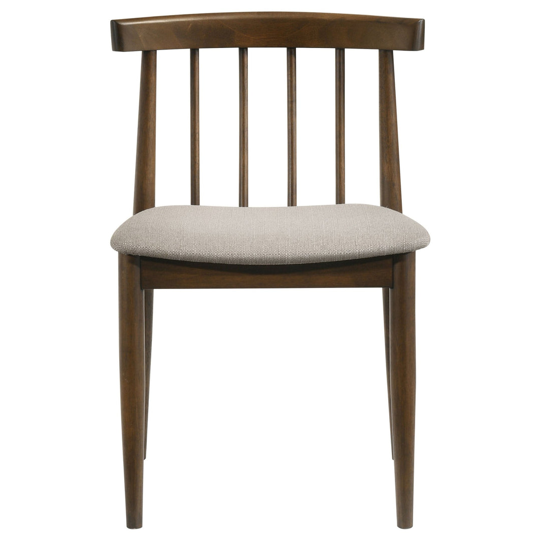 Cullen Dining Side Chair Upholstered Seat Walnut (Set of 2) - What&