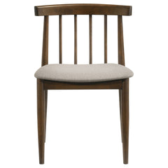 Cullen Dining Side Chair Upholstered Seat Walnut (Set of 2) - What&