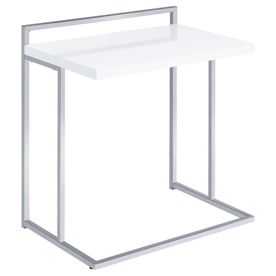 Dani Rectangular C-Shaped Sofa Side Table - What&