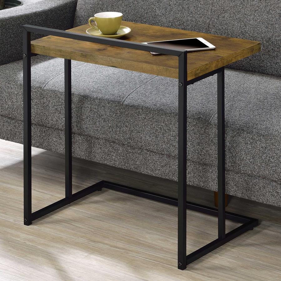 Dani Rectangular C-Shaped Sofa Side Table - What&