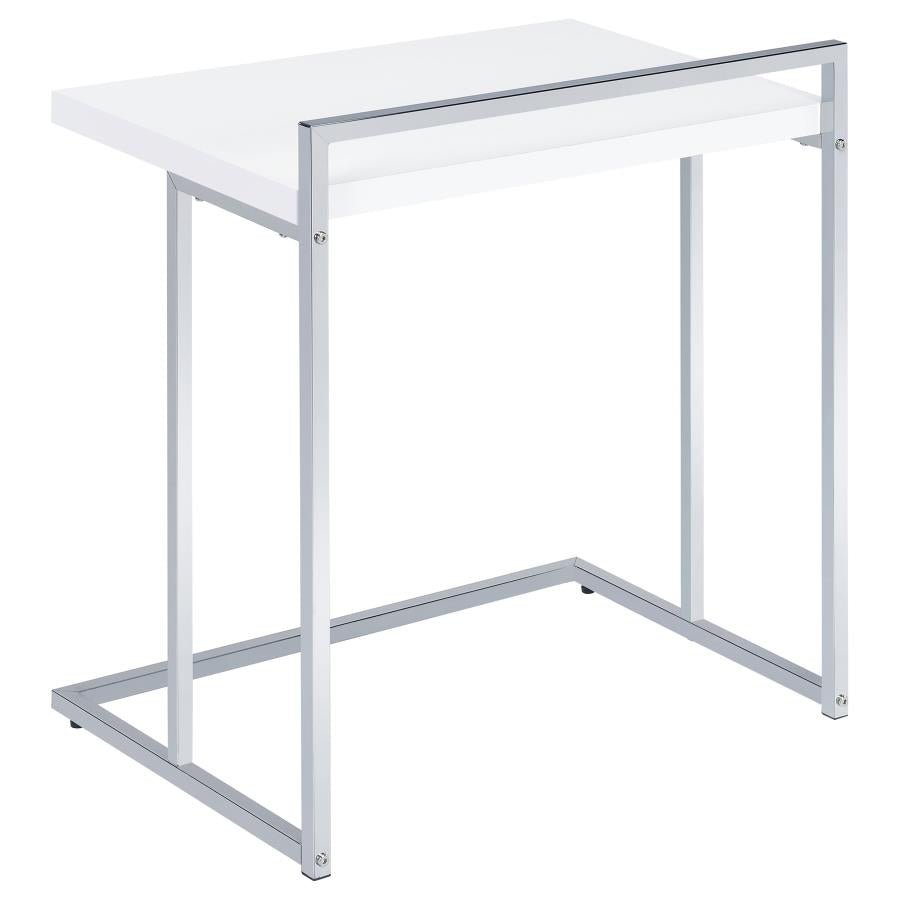 Dani Rectangular C-Shaped Sofa Side Table - What&