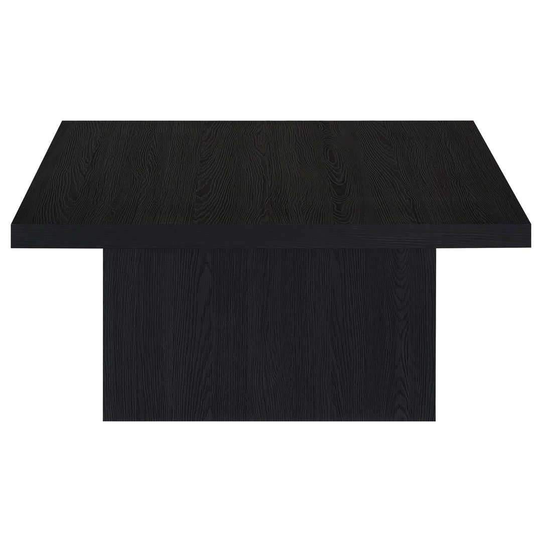 Devar Square Engineered Wood Cocktail Coffee Table Black - What&