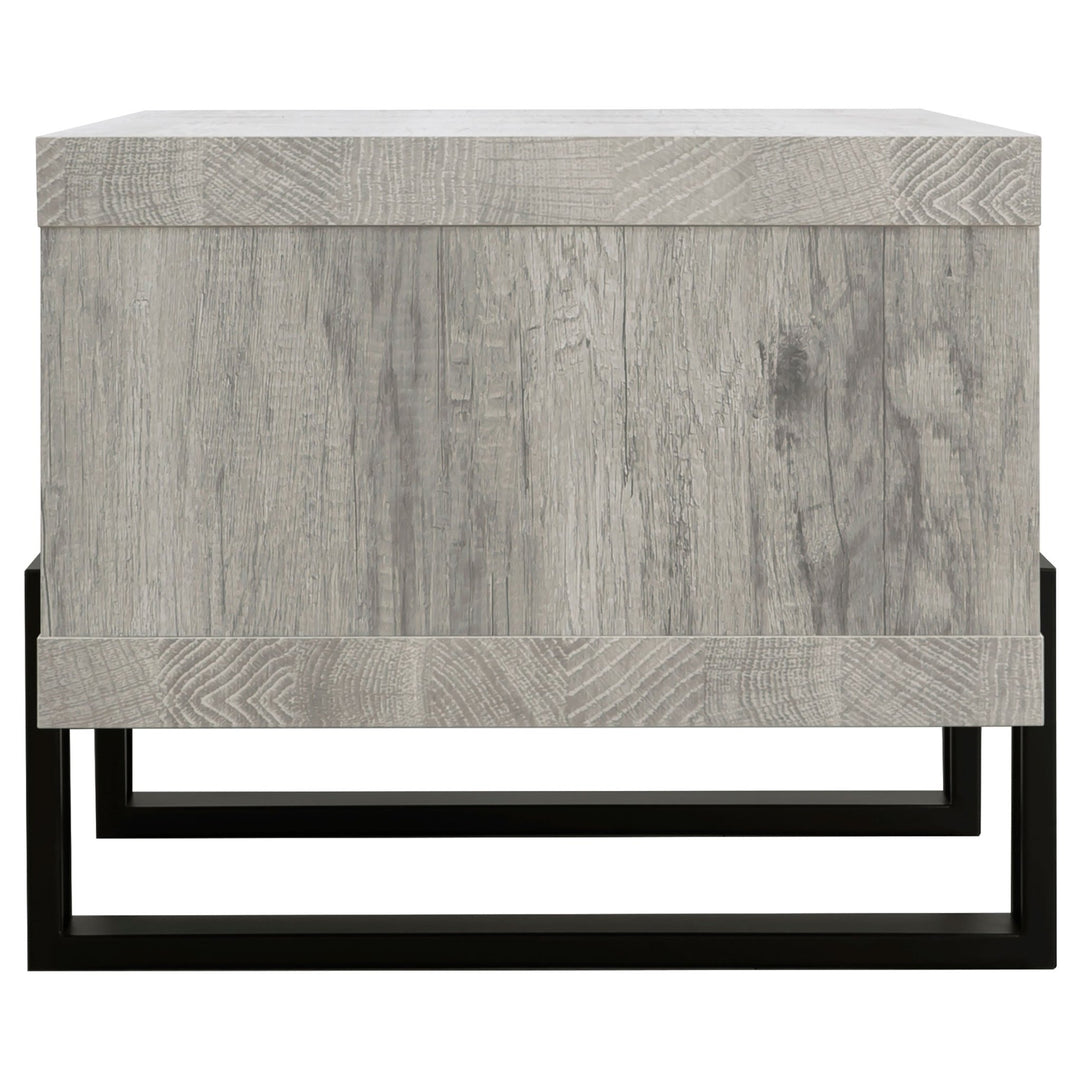 Dinard Engineered Wood Cocktail Coffee Table Grey Driftwood - What&