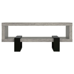 Dinard Engineered Wood Cocktail Coffee Table Grey Driftwood - What&