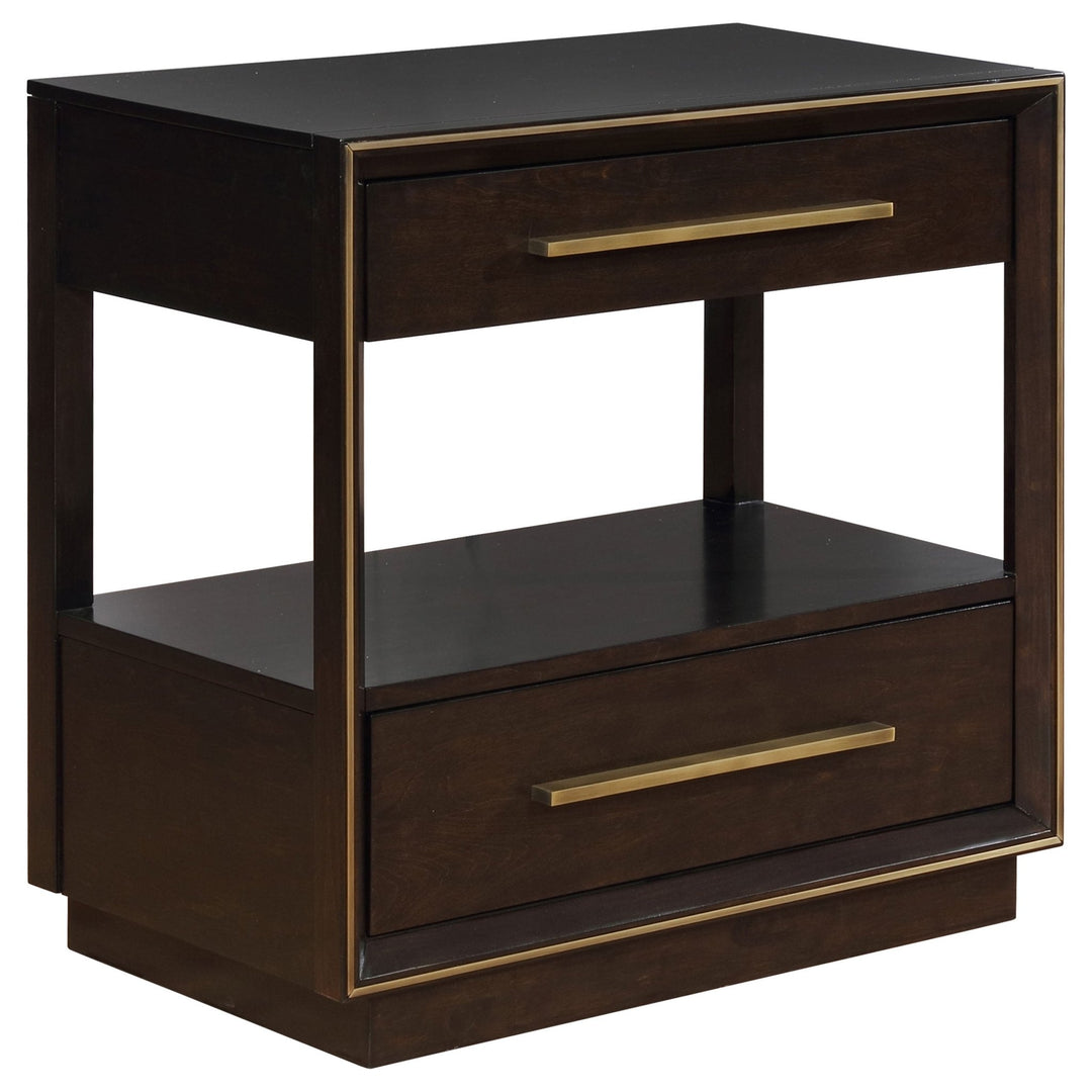 Durango 2-drawer Nightstand Smoked Peppercorn - What's New Furniture Portland