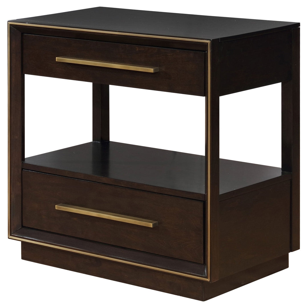 Durango 2-drawer Nightstand Smoked Peppercorn - What&