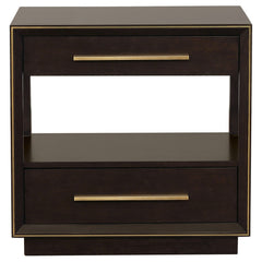 Durango 2-drawer Nightstand Smoked Peppercorn - What&