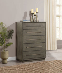 Durango 5-drawer Bedroom Chest Taupe Oak - What&