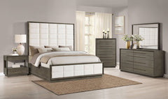Durango Dresser Mirror Taupe Oak - What&