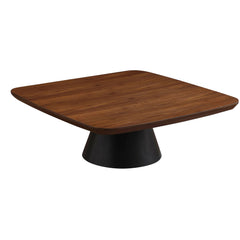 Eason 2-piece Coffee Table Set Walnut and Black - What&