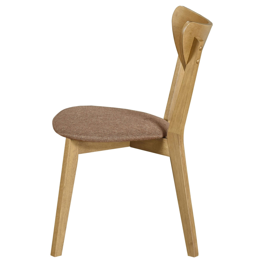 Elowen Wood Dining Side Chair Light Walnut (Set of 2) - What&