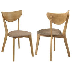 Elowen Wood Dining Side Chair Light Walnut (Set of 2) - What&