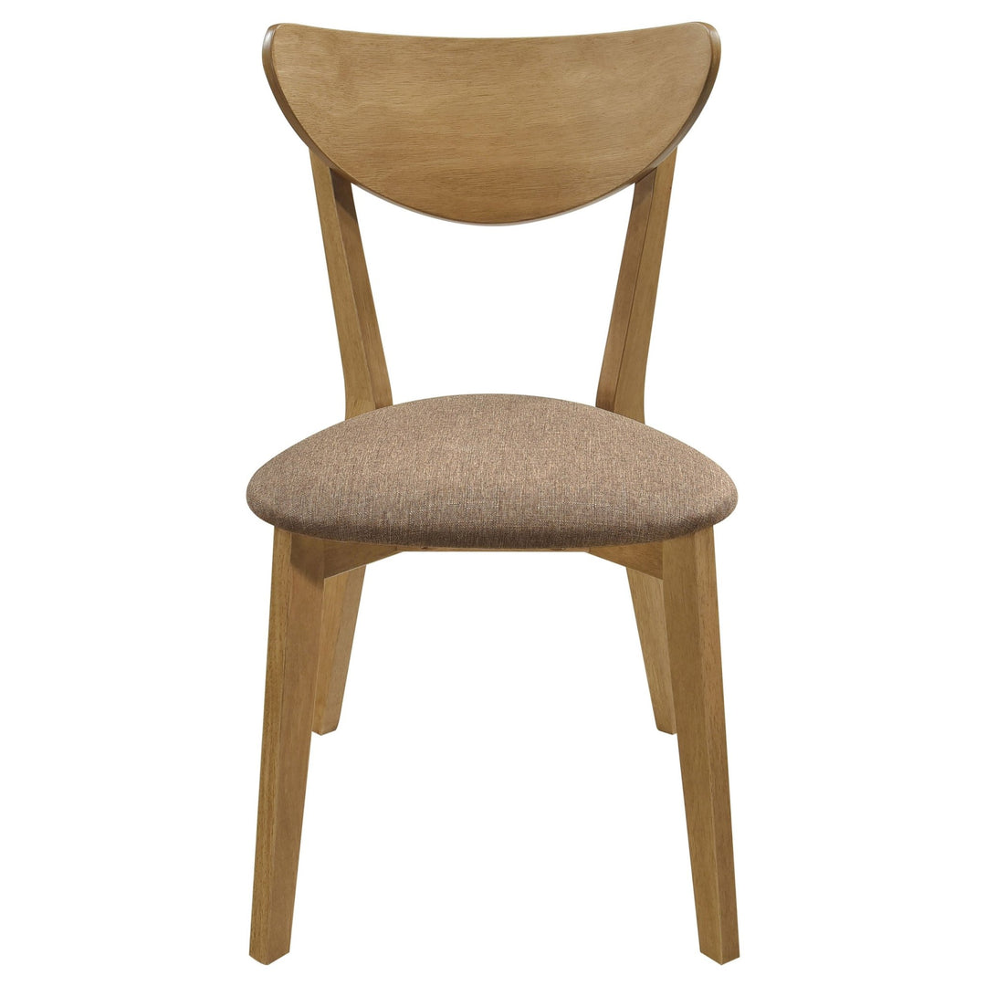 Elowen Wood Dining Side Chair Light Walnut (Set of 2) - What&