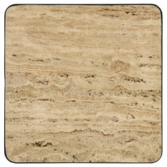 Elyna Square Stone Top Accent Side Table Beige - What&