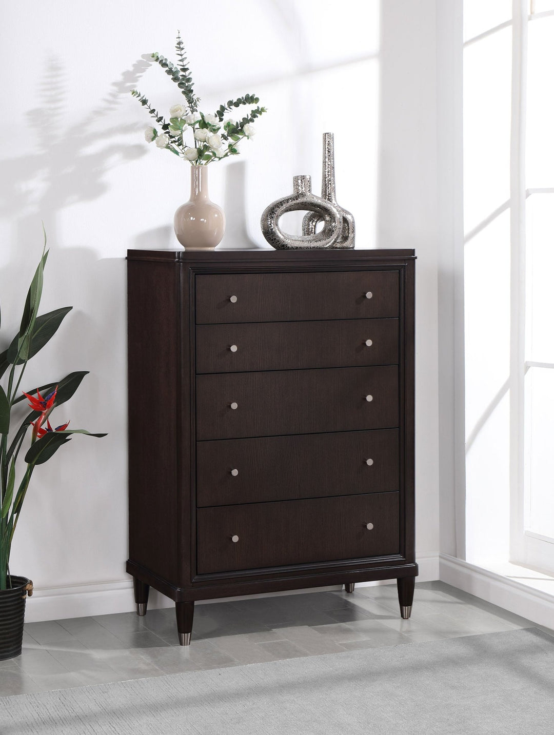 Emberlyn 5-drawer Bedroom Chest Brown - What&
