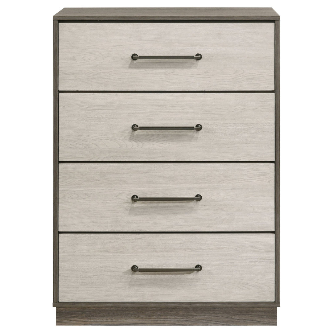 Fenwick 4-drawer Chest of Drawers Grey Oak - What&